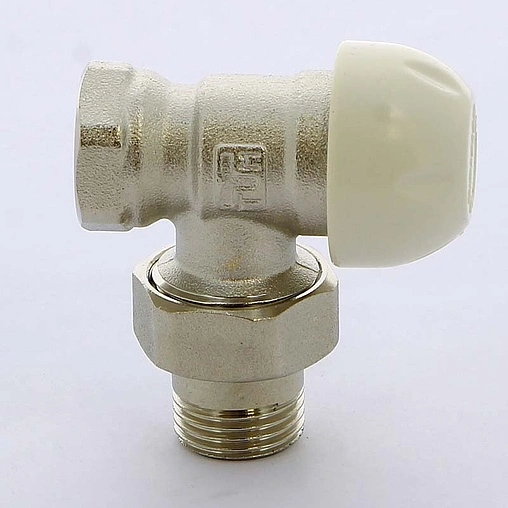 Вентиль запорный угловой ½&quot; в/н Tiemme 3330006