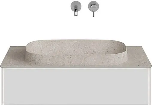 Тумба-умывальник подвесная Kerama Marazzi Magica 90 утренний серый матовый MA.90.1\MGR.M+MA.wb.65+