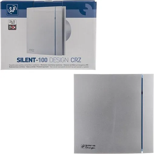 Вентилятор вытяжной Soler &amp; Palau SILENT-100 CRZ SILVER DESIGN 3C
