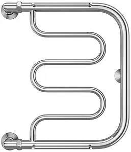 Полотенцесушитель водяной Terminus Фокстрот 1&quot; БШ 500х400 полированная сталь 4620768881497, 3