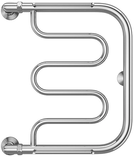 Полотенцесушитель водяной Terminus Фокстрот 1&quot; БШ 500х400 полированная сталь 4620768881497