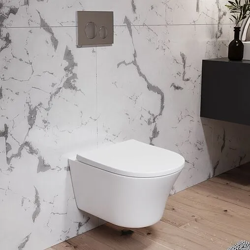 Унитаз подвесной безободковый Damixa Skyline белый DX35C1700SC Унитаз подвесной безободковый Damixa Skyline белый DX35C1700SC