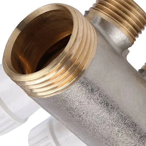 Коллектор регулирующий проходной 4 отвода 1"в/н x ½"к Stout SMB 6851 011204 Коллектор регулирующий проходной 4 отвода 1"в/н x ½"к Stout SMB 6851 011204