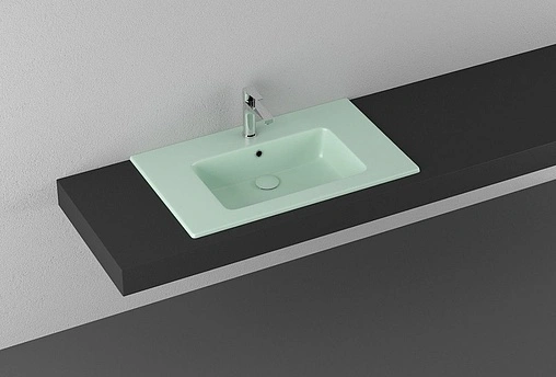 Раковина ISVEA SistemaT 81.5 мятный 10SL51081SV-2T Раковина ISVEA SistemaT 81.5 мятный 10SL51081SV-2T