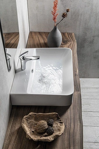 Раковина ISVEA Sott'Aqua 60 белый 10SQ51061SV Раковина ISVEA Sott'Aqua 60 белый 10SQ51061SV