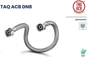 Гибкая подводка в полимерной оплетке Tucai TAQ ACB DN8 0.3м x ½"в x ½"н 203013 Гибкая подводка в полимерной оплетке Tucai TAQ ACB DN8 0.3м x ½"в x ½"н 203013, 4