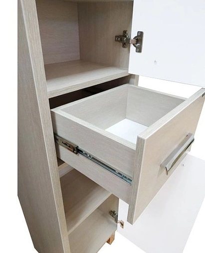 Шкаф-пенал напольный Comforty Тулуза 40 белый/сосна лоредо 00003121663CF