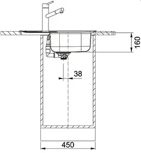 Мойка кухонная Franke Spark SKX 611-63 декор нержавеющая сталь 101.0554.213 Мойка кухонная Franke Spark SKX 611-63 декор нержавеющая сталь 101.0554.213, 5