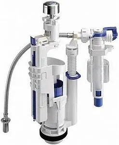 Механизм смыва для бачка Kerasan хром 750990, 1