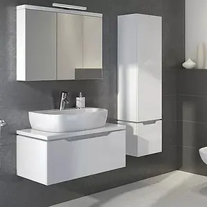 Тумба-умывальник подвесная Cersanit Street Fusion 80 белый B-SU-SFU80-CAS+ Тумба-умывальник подвесная Cersanit Street Fusion 80 белый B-SU-SFU80-CAS+, 3