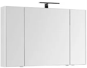 Шкаф-зеркало Aquanet Орлеан 120 L белый 00203976, 1