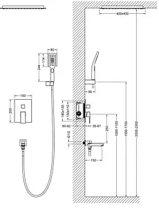Душевая система со смесителем для ванны Timo Selene хром SX-2039/00SM Душевая система со смесителем для ванны Timo Selene хром SX-2039/00SM, 2