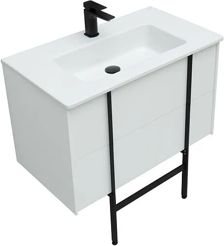 Тумба-умывальник подвесная Allen Brau Reality 80 белый 1.32005.WM+