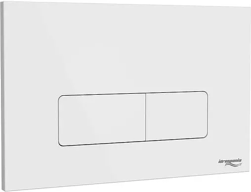 Комплект 5 в 1 Idrospania Menorca 40220+30350+AZ-0057 с кнопкой белый глянцевый