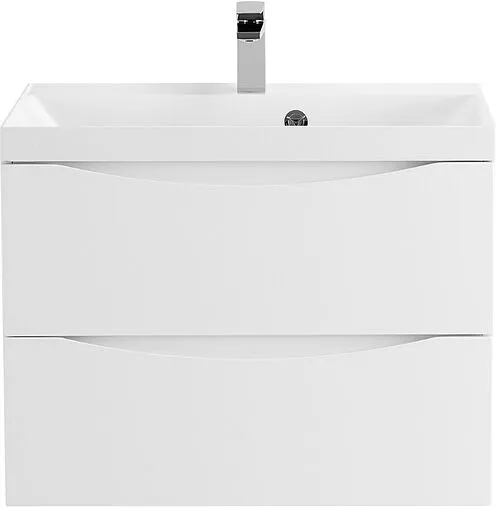 Тумба под умывальник подвесная BelBagno MARINO 65 Bianco Lucido MARINO-650-2C-SO-BL-P