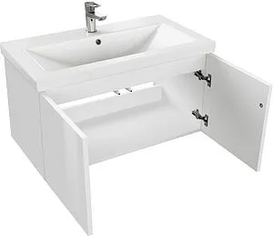 Тумба-умывальник подвесная Cersanit Colour 80 белый 64259+, 5