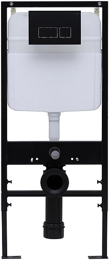 Клавиша смыва для унитаза Logan Space 00297680 черный матовый