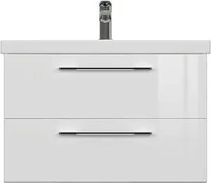Тумба-умывальник подвесная Cersanit Lara 70 белый 64135+, 3