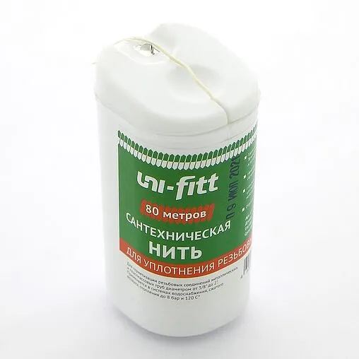 Нить уплотнительная 80м Uni-Fitt 695M0080