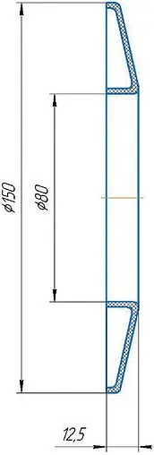 Накладка декоративная Ø 100 универсальная Krats ND-100