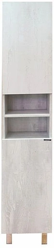 Шкаф-пенал напольный Comforty Верона 35-Н дуб белый 00004142368CF