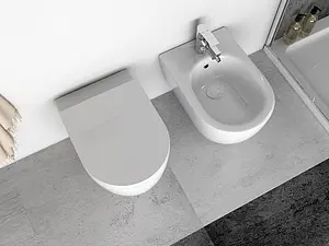 Крышка-сиденье для унитаза с микролифтом ISVEA F50 белый 40KF0200I-S, 3