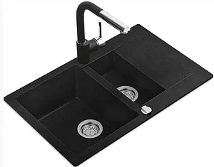 Мойка кухонная Teka Clivo 60 B-TQ черный металлик 40148020, 3