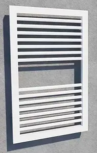 Полотенцесушитель водяной лесенка Lazzarini Asti 823х600 белый 384838, 2