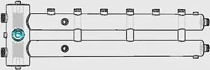 Распределительный коллектор 4 контура с гидрострелкой 1¼"н x 1"н Север-R-М4 1945010 Распределительный коллектор 4 контура с гидрострелкой 1¼"н x 1"н Север-R-М4 1945010, 5