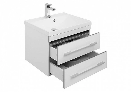 Тумба под умывальник подвесная Aquanet Верона 58 белый 00176667