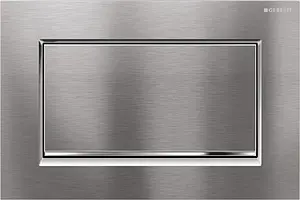 Клавиша смыва для унитаза Geberit Sigma 30 NEW 115.893.KX.1 кнопка/нерж. сталь, полоска/хром глянцевый, 1