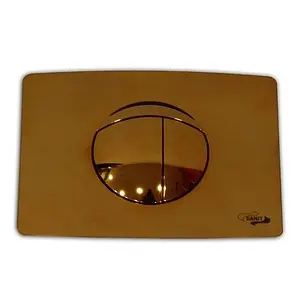 Клавиша смыва для унитаза Sanit S701 16.701.88..0000 золото, 3