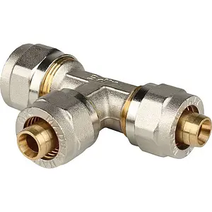 Тройник компрессионный редукционный 20мм x 16мм x 16мм Stout SFS-0010-201616 Тройник компрессионный редукционный 20мм x 16мм x 16мм Stout SFS-0010-201616, 1