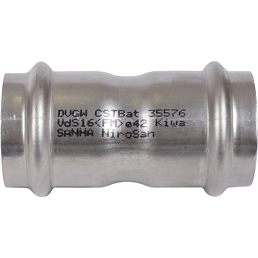 Муфта пресс соединительная 42мм Sanha NiroSan 9270 6927042