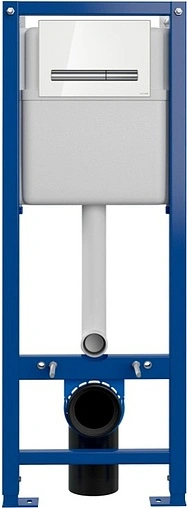 Инсталляция для подвесного унитаза Set 3 в 1 Cersanit Vector 40 64178 с кнопкой белый глянцевый