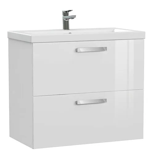 Тумба-умывальник Cersanit Melar 80 белый 64130+