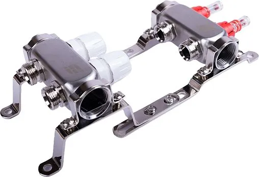 Группа коллекторная с расходомерами 2 отвода 1&quot;в/в x ¾&quot;ек FDV S1101A-½