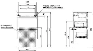Тумба-умывальник подвесная Aquanet Нота New 50 белый глянец 00335416+00284237 Тумба-умывальник подвесная Aquanet Нота New 50 белый глянец 00335416+00284237, 3