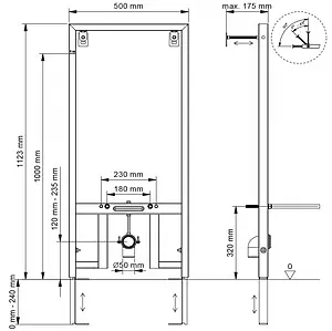 Инсталляция для биде BERGES Novum 049212 Инсталляция для биде BERGES Novum 049212, 2