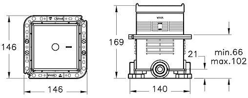 Душевая система со смесителем для душа VitrA Origin чёрный матовый A4926636EXP