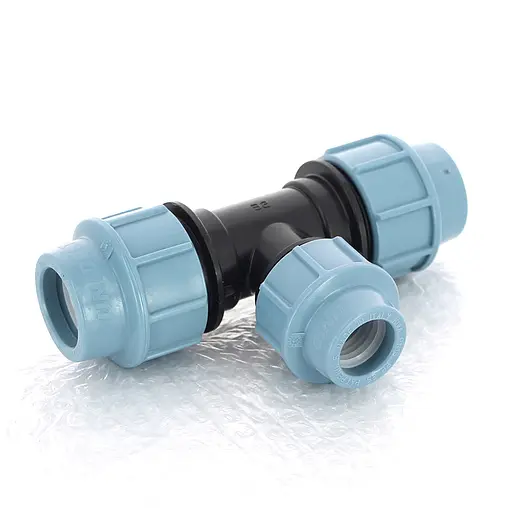 Тройник компрессионный соединительный 32мм x 32мм x 32мм Unidelta 1005032000