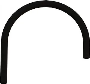 Сменный гибкий шланг для смесителя Omoikiri OT-01-BL чёрный матовый 4996003 Сменный гибкий шланг для смесителя Omoikiri OT-01-BL чёрный матовый 4996003, 1