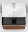 Тумба-умывальник подвесная Am.Pm Sensation 80 орех M30FHX0802NF+M30WPC0801WG