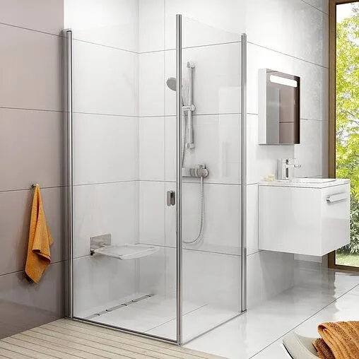 Боковая стенка 800мм прозрачное стекло Ravak Chrome CPS-80 9QV40C00Z1