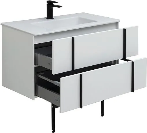 Тумба под умывальник подвесная Allen Brau Reality 90 белый 1.32006.WM