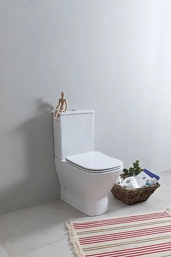 Унитаз-компакт безободковый Aquanet Fine-C Rimless белый FINE-C+FINE-C-1 Унитаз-компакт безободковый Aquanet Fine-C Rimless белый FINE-C+FINE-C-1