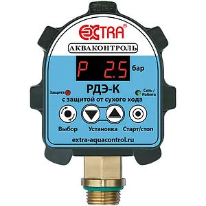 Реле давления воды электронное с изолированным выходом Extra Акваконтроль РДЭ-К-10-2.2 1507150000, 1