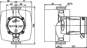 Насос циркуляционный Grundfos Alpha2 L 25-60 180 98286490 Насос циркуляционный Grundfos Alpha2 L 25-60 180 98286490, 5