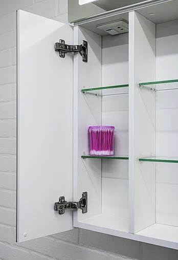 Шкаф-зеркало Домино Аврора 60 белый DV8005HZ