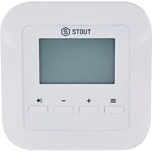 Проводной комнатный терморегулятор Stout R-9s белый STE-0101-009005, 1